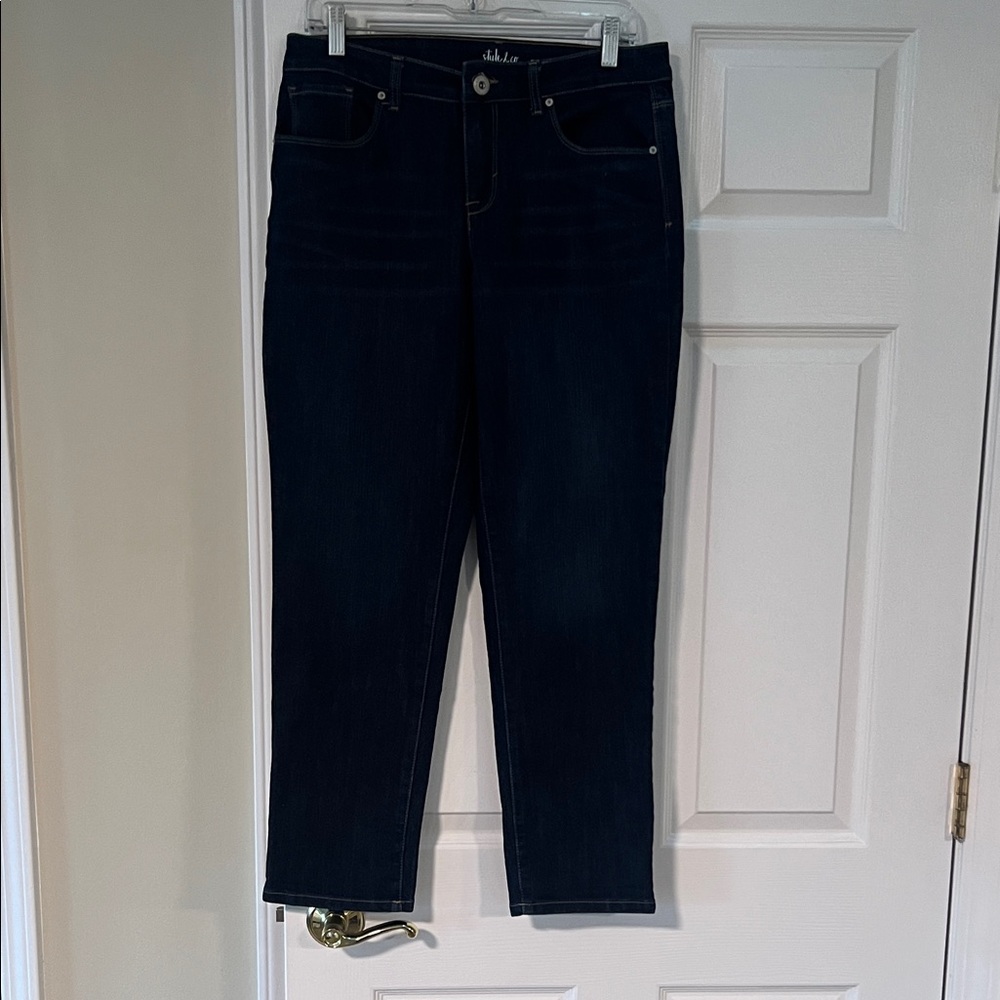 Style & Co. Women's Deep Blue Boyfriend Jeans